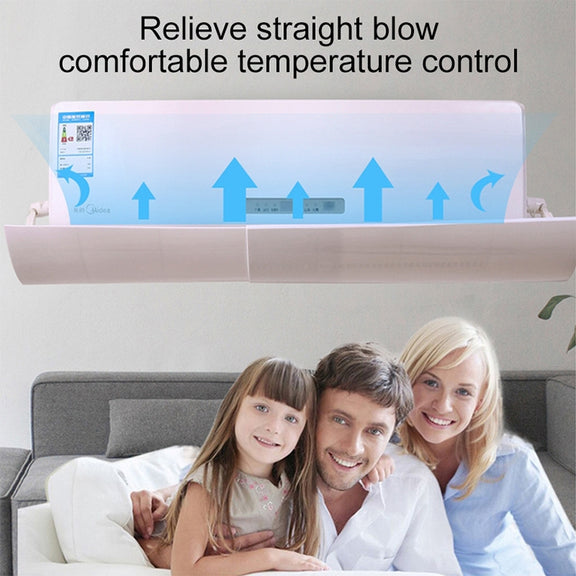 Bedroom Wall-Mounted Baby Universal Anti-Straight Blowing Air Conditioning Windshield Wind Deflector Shroud, Glossy Surface Version