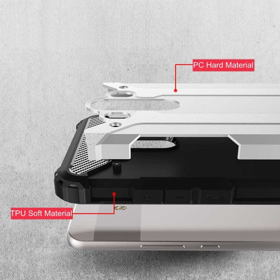 For Huawei  Mate 10 Pro Magic Armor TPU + PC Combination Case(Silver)