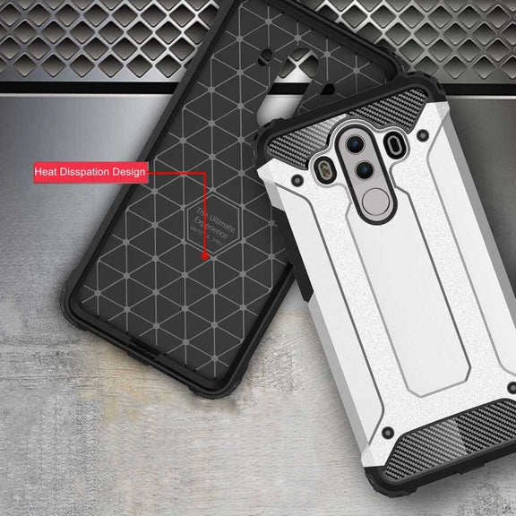For Huawei  Mate 10 Pro Magic Armor TPU + PC Combination Case(Silver)