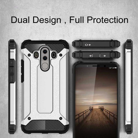 For Huawei  Mate 10 Pro Magic Armor TPU + PC Combination Case(Silver)