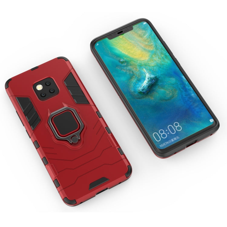 PC + TPU Shockproof Protective Case for Huawei Mate 20 Pro, with Magnetic Ring Holder (Red) - Huawei Cases by PMC TechLife | Online Shopping South Africa | PMC TechLife | Buy Now Pay Later Mobicred