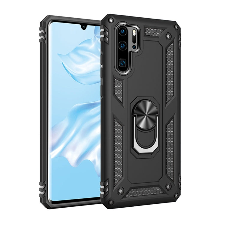 Armor Shockproof TPU + PC Protective Case for Huawei P30 Pro, with 360 Degree Rotation Holder (Black) - Huawei Cases by PMC TechLife | Online Shopping South Africa | PMC TechLife | Buy Now Pay Later Mobicred