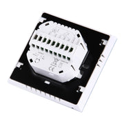 LCD Display Air Conditioning 2-Pipe Programmable Room Thermostat for Fan Coil Unit, Supports Wifi(White)