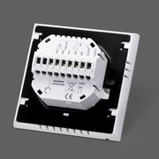 LCD Display Air Conditioning 2-Pipe Programmable Room Thermostat for Fan Coil Unit, Supports Wifi(Black)