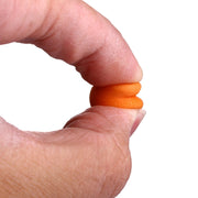 Ten Pairs Non-toxic Orange Soft Memory Foam Material Earplug for Sleeping(Orange)