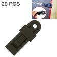 20 PCS Outdoor Tent Awnings Windproof Fixing Clip Multifunctional Wind Rope Buckle (Black) - Tents & Accessories by PMC TechLife | Online Shopping South Africa | PMC TechLife | Buy Now Pay Later Mobicred