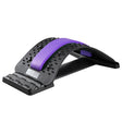 Lumbar Traction Stretching Device Posture Corrector Waist Support Spine Pain Relief Back Massage Stretcher(Black purple) - free shipping - PMC TechLife - Order now!