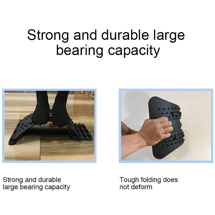 Lumbar Traction Stretching Device Posture Corrector Waist Support Spine Pain Relief Back Massage Stretcher(White + Purple) - free shipping - PMC TechLife - Order now!