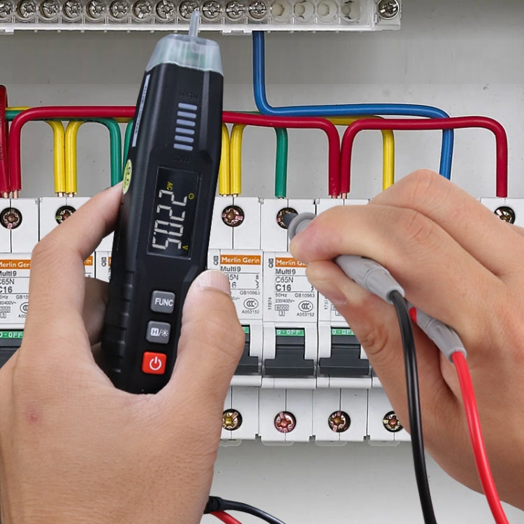 HABOTEST HT122 Multi-function Phase Sequence Digital Multimeter Smart Electricity Test Pen - free shipping - PMC TechLife - Order now!