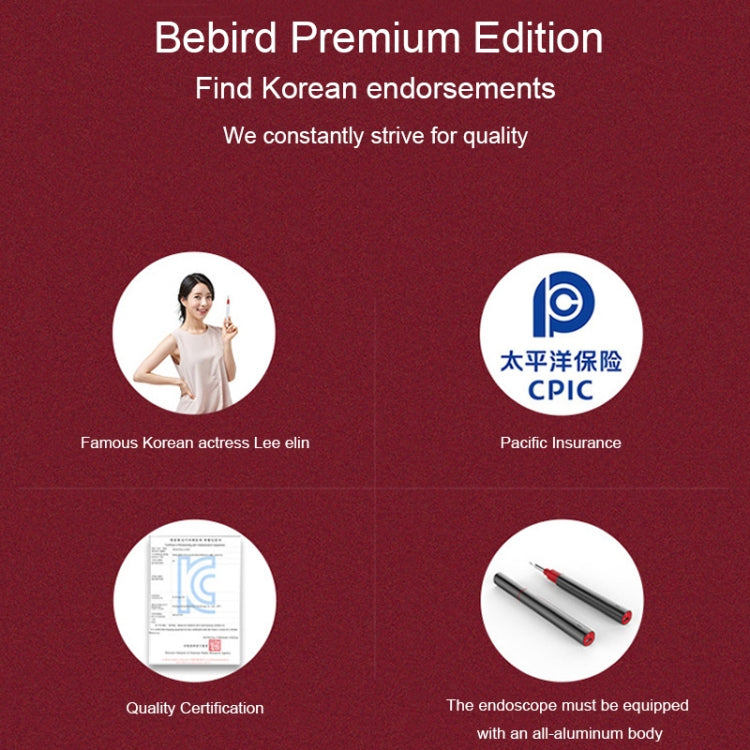 Bebird B1 Intelligent HD Visual Ear Cleaner Earwax Tool, Standard Version(Rose Gold) - free shipping - PMC Jewellery - Order now!