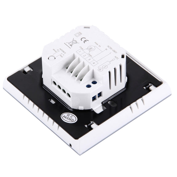 BHT-1000-GA-WIFI 3A Load Water Heating Type Touch LCD Digital WiFi Heating Room Thermostat, Display Clock / Temperature / Periods / Time / Week / Heat etc.(White)