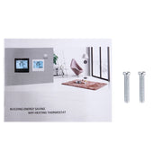 BHT-1000-GA-WIFI 3A Load Water Heating Type Touch LCD Digital WiFi Heating Room Thermostat, Display Clock / Temperature / Periods / Time / Week / Heat etc.(White)