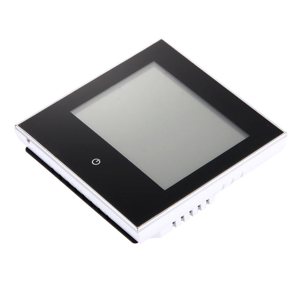 BHT-1000-GB-WIFI 16A Load Electronic Heating Type Touch LCD Digital WiFi Heating Room Thermostat with Sensor, Display Clock / Temperature / Periods / Time / Week / Heat etc.(Black)