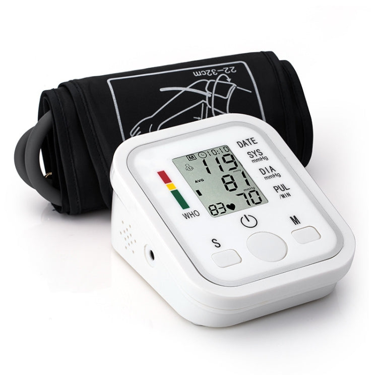 LCD Fully Automatic Upper Arm Style Blood Pressure Monitor - free shipping - PMC TechLife - Order now!