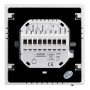 LCD Display Air Conditioning 4-Pipe Programmable Room Thermostat for Fan Coil Unit, Supports Wifi (White)