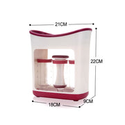 Multi-function Home Kitchen Manual Baby Food Storage Bag Dispenser Children Puree Squeezer