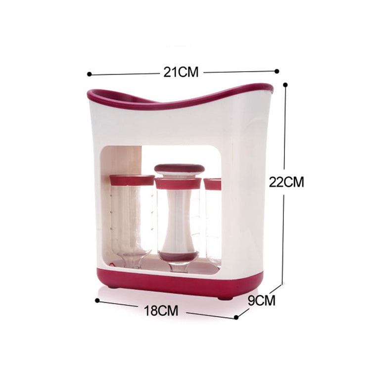 Multi-function Home Kitchen Manual Baby Food Storage Bag Dispenser Children Puree Squeezer