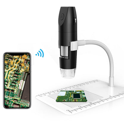 316 50-1000X Adjustable Smart Wifi USB Digital Microscope (Black) - free shipping - PMC Jewellery - Order now!