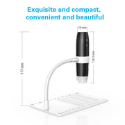 316 50-1000X Adjustable Smart Wifi USB Digital Microscope (Black)