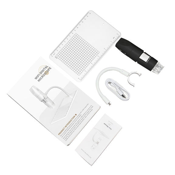 316 50-1000X Adjustable Smart Wifi USB Digital Microscope (Black)