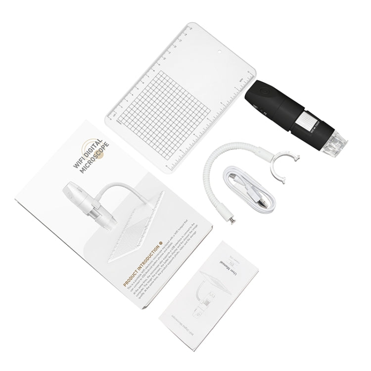 316 50-1000X Adjustable Smart Wifi USB Digital Microscope (Black)