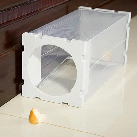 Door Humane Animal Live Cage, Rat, Mouse and More Small Rodents PP Material Transparent Cage Trap