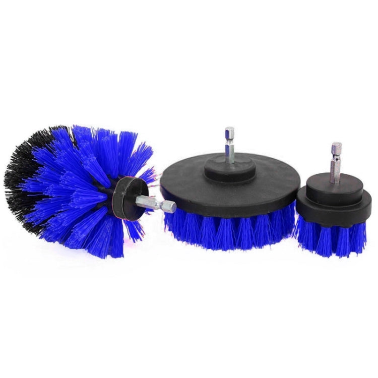 3 PCS Bathroom Kitchen Cleaning Brushes Kit for Electric Drill(Blue) - free shipping - PMC TechLife - Order now!
