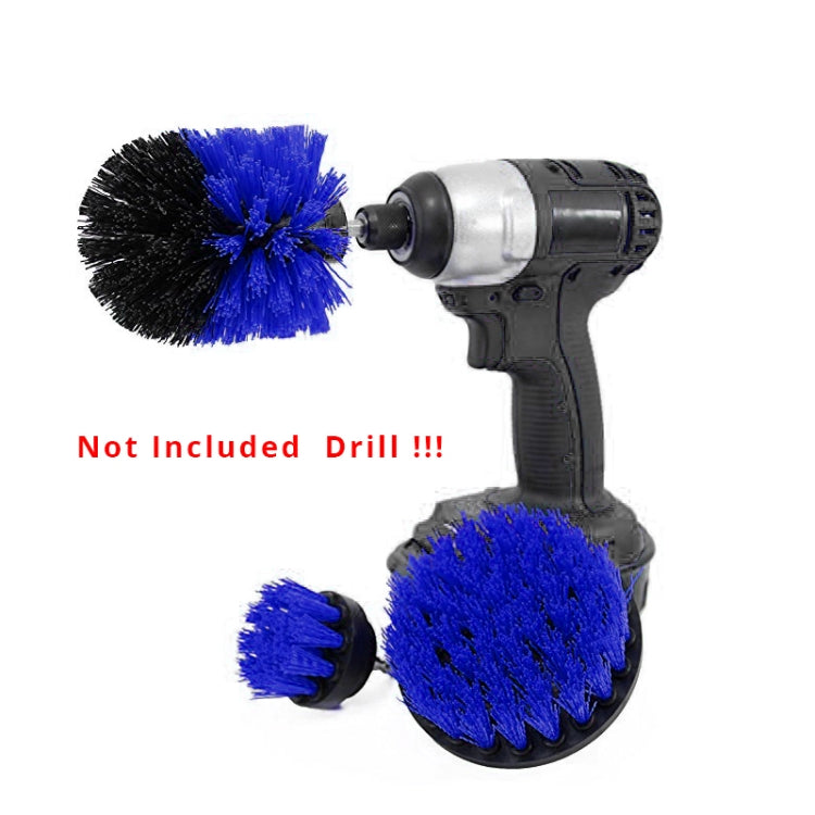 3 PCS Bathroom Kitchen Cleaning Brushes Kit for Electric Drill(Blue) - free shipping - PMC TechLife - Order now!