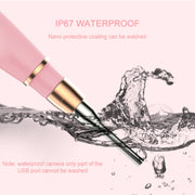 A2 WiFi Endoscope Camera 720P Ear Cleaning Wireless Safe Ear Pick Tool Visual Ear Spoon, Diameter: 4.4mm(Pink)