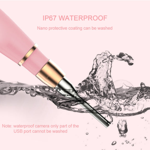 A2 WiFi Endoscope Camera 720P Ear Cleaning Wireless Safe Ear Pick Tool Visual Ear Spoon, Diameter: 4.4mm(Pink)