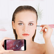 A2 WiFi Endoscope Camera 720P Ear Cleaning Wireless Safe Ear Pick Tool Visual Ear Spoon, Diameter: 4.4mm(Pink)