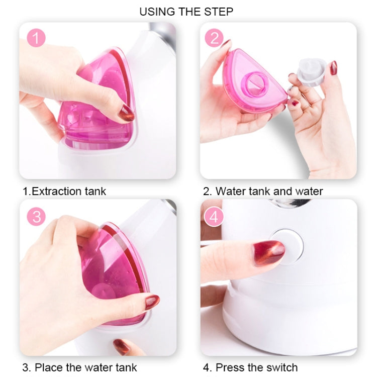 KINGOMCARES KD-2331A Nano Spray Moisturizing Face Steaming Device(White)