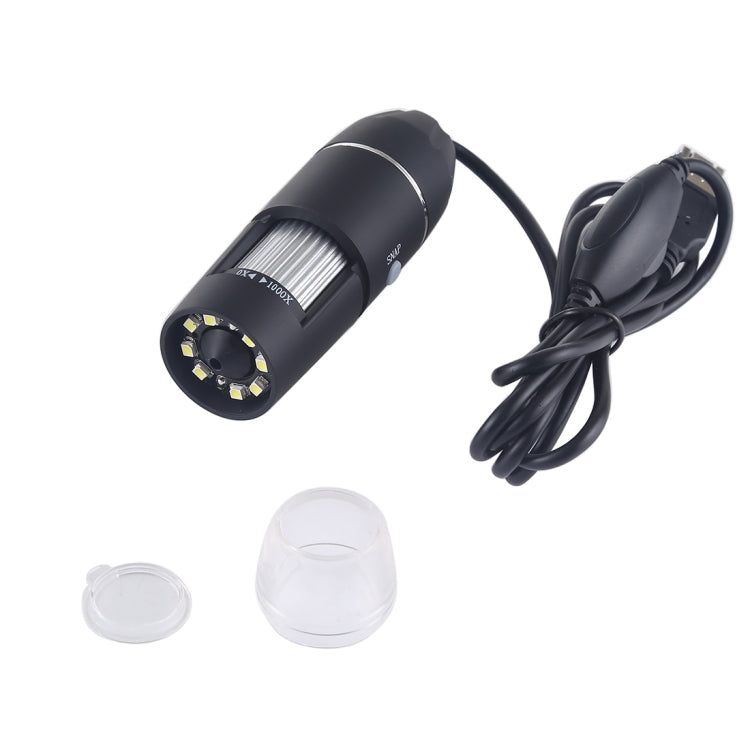 USB Magnifier HD 0.3MP Image Sensor 2560x1920P USB Digital Microscope with 8 LED & Professional Stand - free shipping - PMC Jewellery - Order now!
