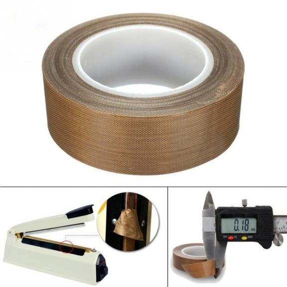 Teflon High Temperature Resistant Cloth Tape Sealing Machine Heat Insulation Tape, Size: 10m x 13mm