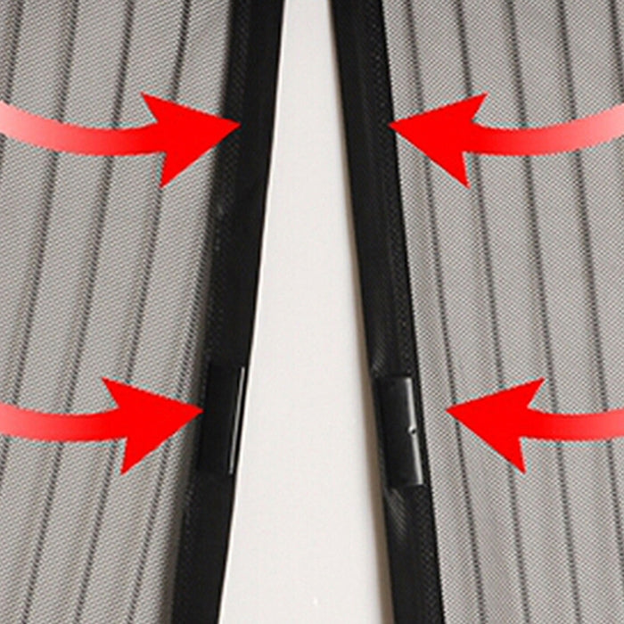 Magnetic Door Curtain Mosquito-proof Screen Door Curtain, Size:210x100cm(Coffee) - free shipping - PMC TechLife - Order now!