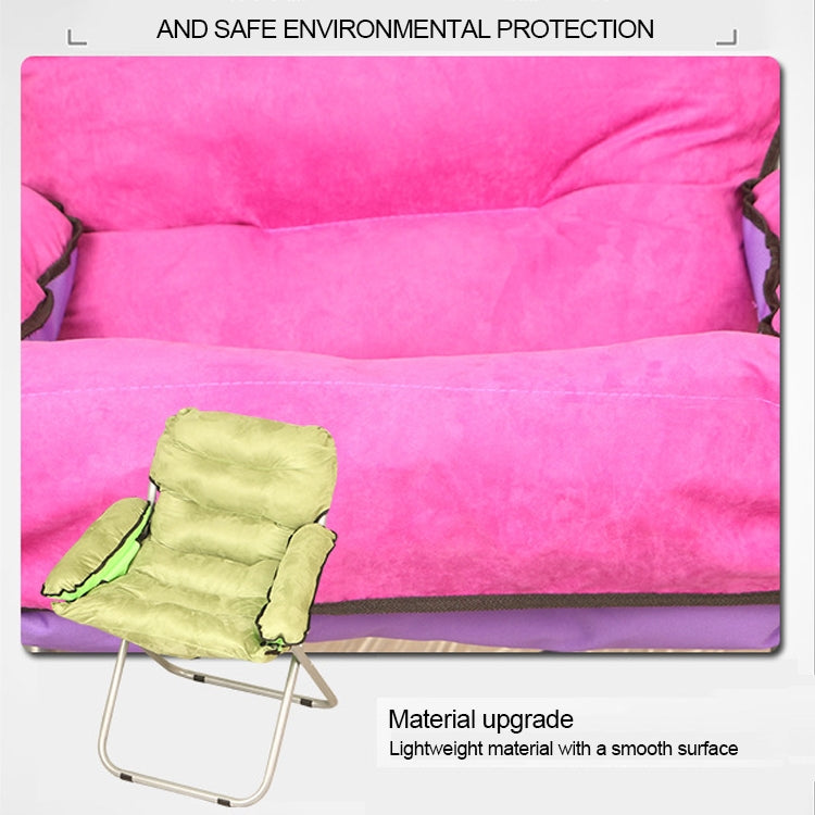 Creative Lazy Folding Sofa Living Room Single Sofa Chair Tatami Lounge Chair with Footrest / Pillow(Grey) - Chairs by PMC Jewellery | Online Shopping South Africa | PMC Jewellery | Buy Now Pay Later Mobicred