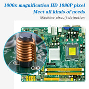 F210 HD 1080P WIFI 1000X Magnification Digital Microscope with 8 LED Light