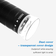 F210 HD 1080P WIFI 1000X Magnification Digital Microscope with 8 LED Light