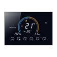 BHT-8000-GA Control Water Heating Energy-saving and Environmentally-friendly Smart Home Negative Display LCD Screen Round Room Thermostat without WiFi(Black) - Thermostat & Thermometer by PMC TechLife | Online Shopping South Africa | PMC TechLife
