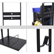 Home Vacuum Cleaner Hanger Storage Rack Free Punching for Dyson V6 V7 V8 V10(Black)