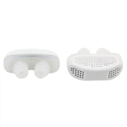 2 in 1 ABS Silicone Anti Snoring Air Purifier (White)