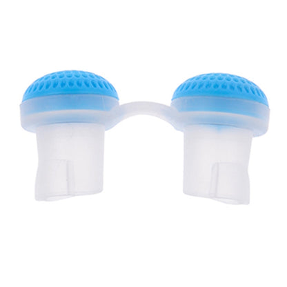 2 PCS 2 in 1 ABS Silicone Anti Snoring Air Purifier(Blue) - free shipping - PMC Jewellery - Order now!