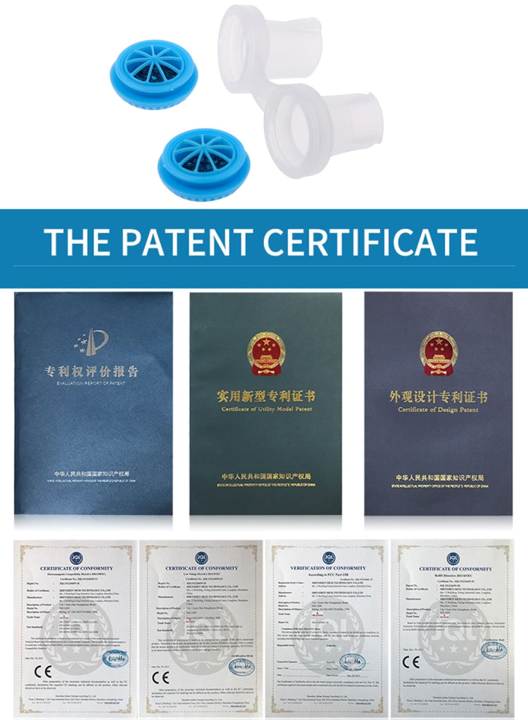 2 PCS 2 in 1 ABS Silicone Anti Snoring Air Purifier(White) - Anti Snoring Tools by PMC TechLife | Online Shopping South Africa | PMC TechLife