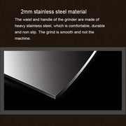 Portable Conical Burr Mill Manual Spice Herbs Hand Grinding Machine Coffee Grinder, Capacity: 36g