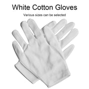 12 Pairs Pure Cotton Working Gloves, Medium Thick Size���Free Size