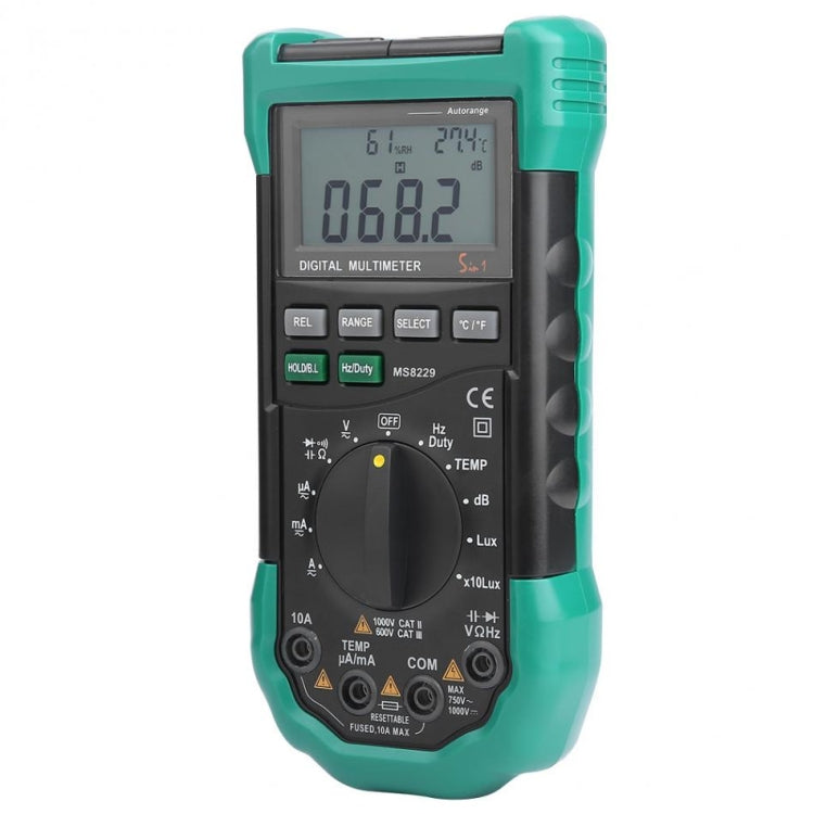 BSIDE MS8229 Digital Multimeter LUX Noise Meter Temperature Humidity Tester - free shipping - PMC TechLife - Order now!