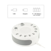 White Noise Machine Sleep Aid Device Improves Sleeping with Nine Timed Music(White)