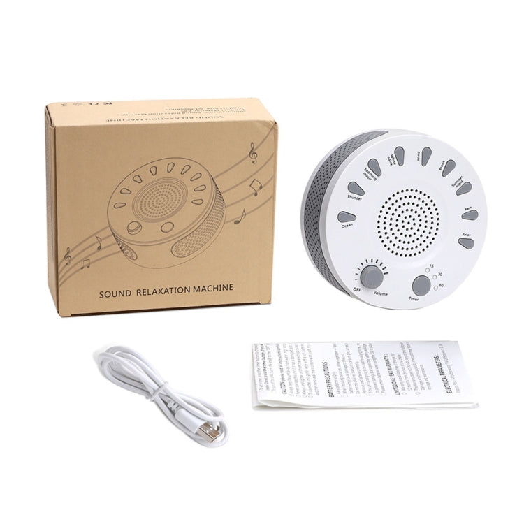 White Noise Machine Sleep Aid Device Improves Sleeping with Nine Timed Music(White) - free shipping - PMC TechLife - Order now!