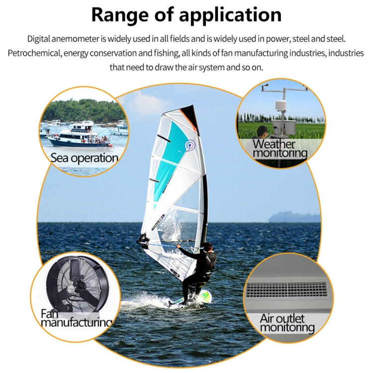 BENETECH GM8902+ LCD Display Digital Digital Anemometer Air Flow Wind Speed Scale Meter - free shipping - PMC TechLife - Order now!