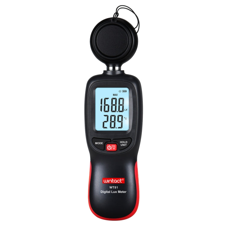 Wintact WT81 Digital Light Lux Meter for Factory / School / House Various Occasion, Range: 0-200,000 Lux (Black) - free shipping - PMC TechLife - Order now!